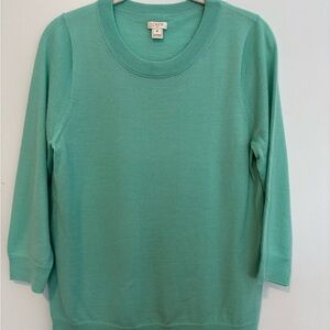 J. Crew Aqua Pullover